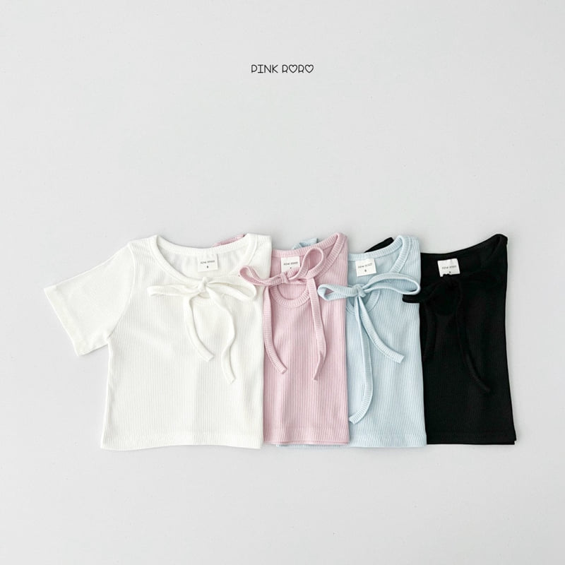 Pinkroro - Korean Children Fashion - #minifashionista - Laon Ribbon Tee - 4