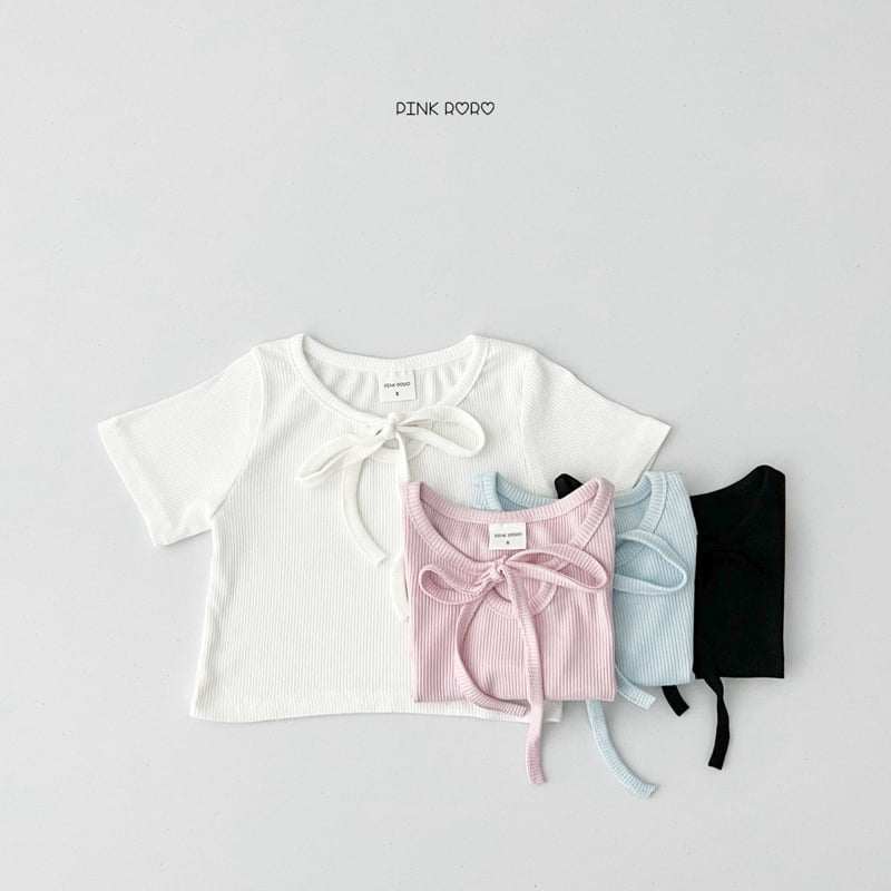 Pinkroro - Korean Children Fashion - #todddlerfashion - Laon Ribbon Tee - 5