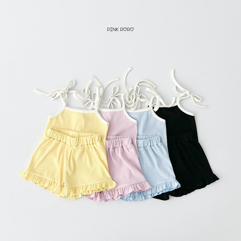 Pinkroro - Korean Children Fashion - #todddlerfashion - Lovely Sleeveless Set - 3