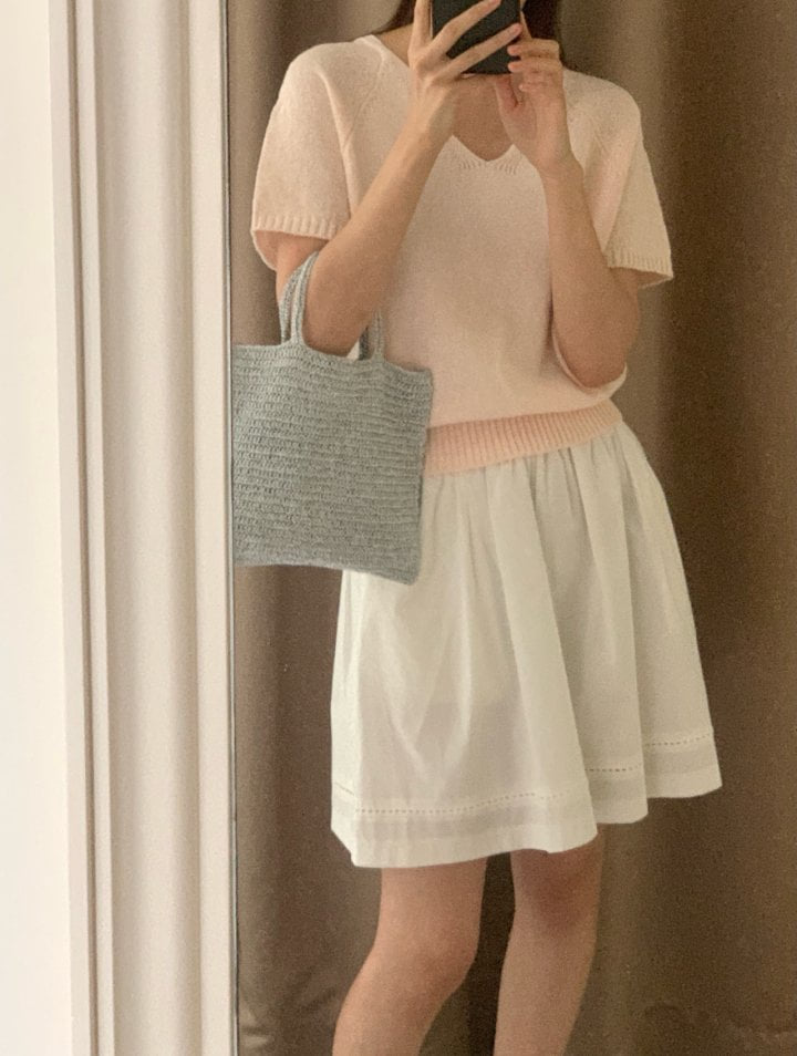 Pomelo - Korean Women Fashion - #womensfashion - Lace Skirt - 7