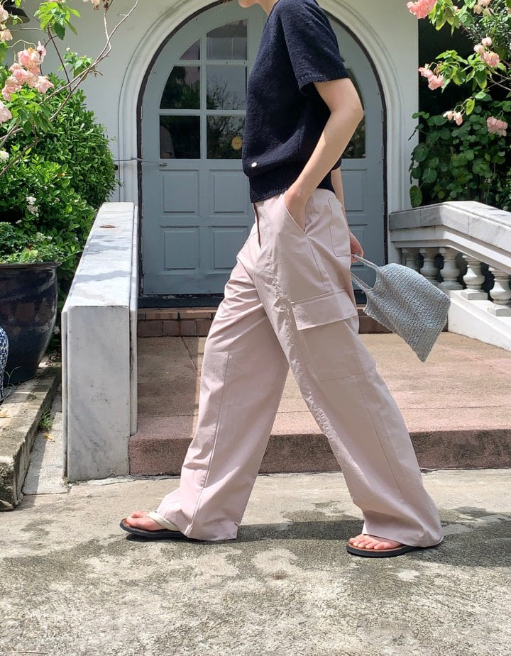 Pomelo - Korean Women Fashion - #womensfashion - Slit Cargo Pants - 10