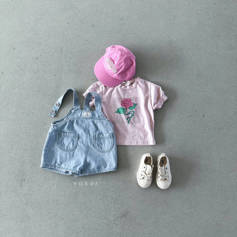 Raker - Korean Children Fashion - #Kfashion4kids - Rose Shirring Tee - 6