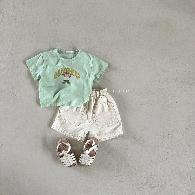 Raker - Korean Children Fashion - #childofig - Super Baby Bear Tee - 6