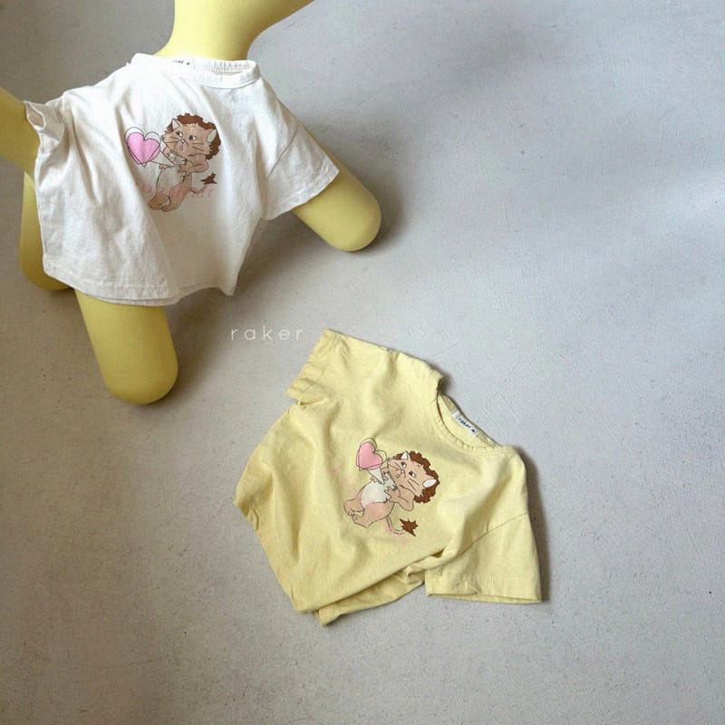 Raker - Korean Children Fashion - #childofig - Lion Heart Tee - 2