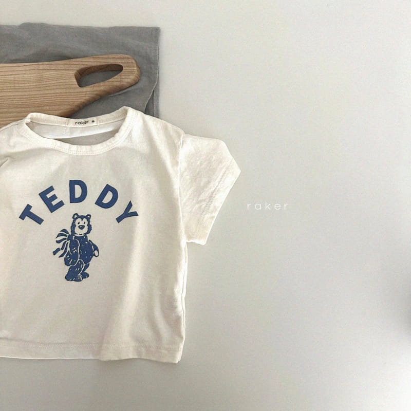 Raker - Korean Children Fashion - #designkidswear - Teddy Bear Tee - 3