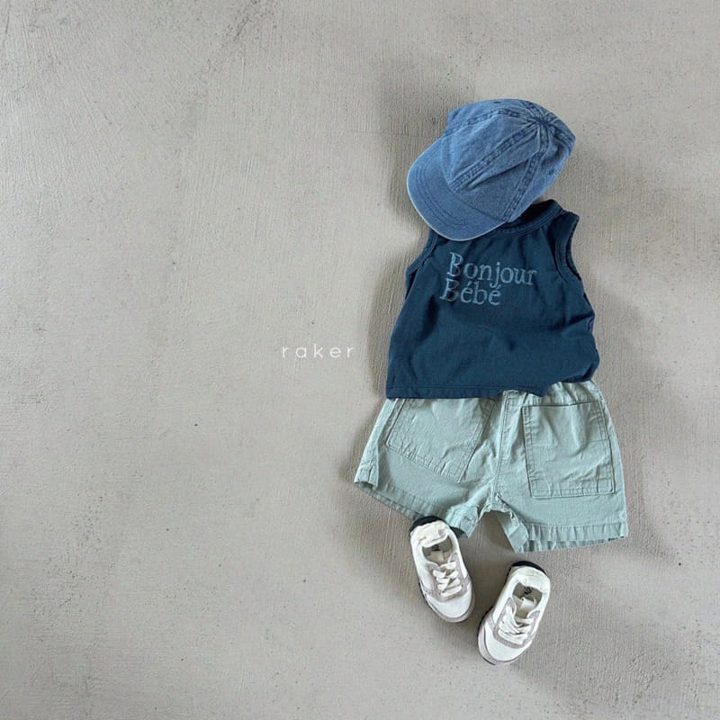 Raker - Korean Children Fashion - #fashionkids - Square Pocket Shorts - 7