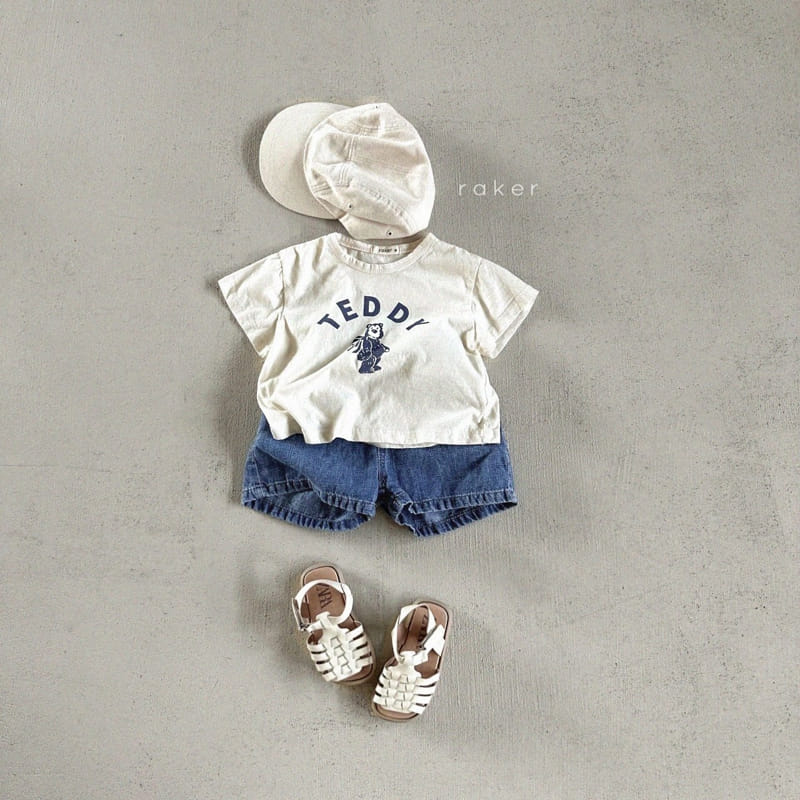 Raker - Korean Children Fashion - #kidsshorts - Teddy Bear Tee - 6