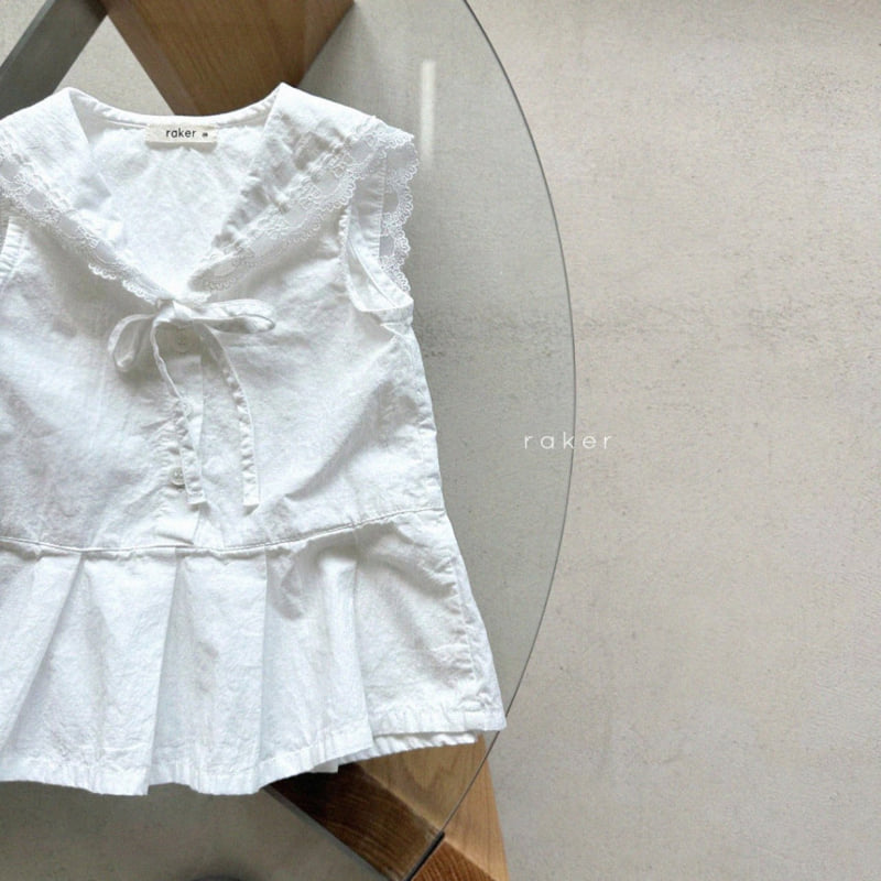 Raker - Korean Children Fashion - #littlefashionista - Lace Sailor One-piece - 3