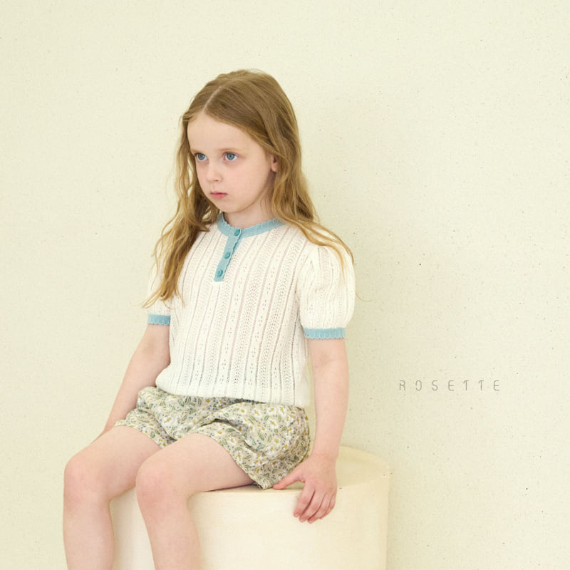 Rosette - Korean Children Fashion - #prettylittlegirls - Charmant Puff Knit Tee - 4