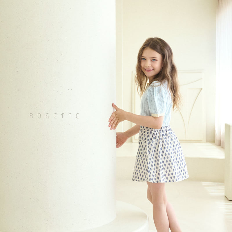 Rosette - Korean Children Fashion - #childofig - Charmant Puff Knit Tee - 5