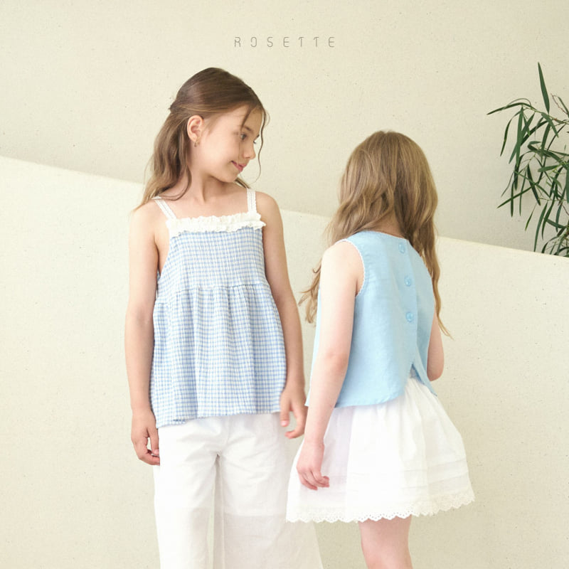 Rosette - Korean Children Fashion - #designkidswear - Miniel Vest Blouse - 4