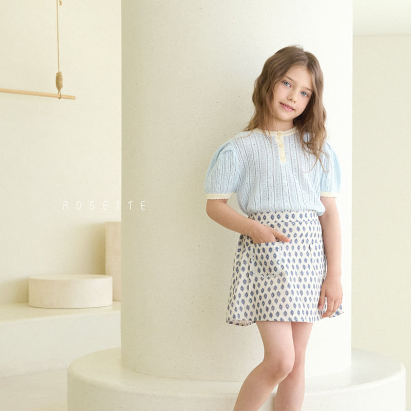 Rosette - Korean Children Fashion - #fashionkids - Charmant Puff Knit Tee - 9