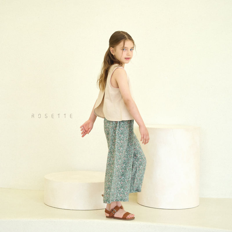 Rosette - Korean Children Fashion - #kidsshorts - Miniel Vest Blouse - 6