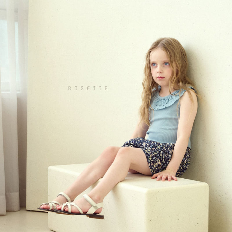 Rosette - Korean Children Fashion - #kidsshorts - Charbet Sleeveless Tee - 2