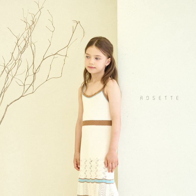 Rosette - Korean Children Fashion - #kidzfashiontrend - Macarron Knit One-piece