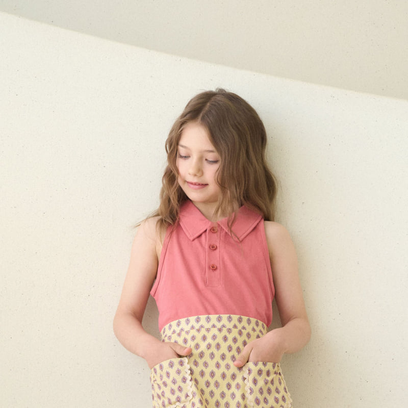 Rosette - Korean Children Fashion - #magicofchildhood - Wendy Collar Sleeveless Tee - 7