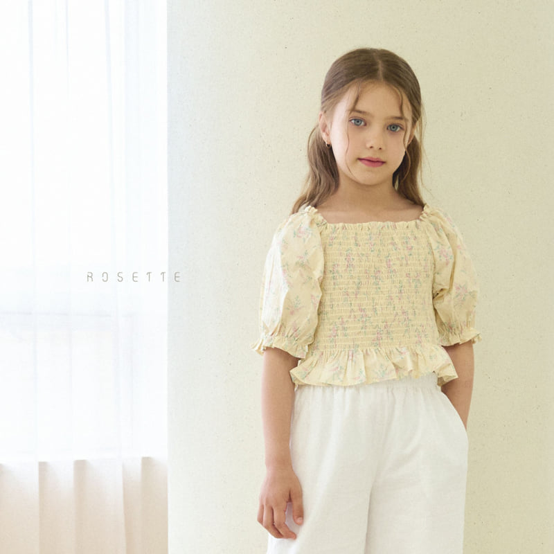 Rosette - Korean Children Fashion - #littlefashionista - Frezel Blouse - 4