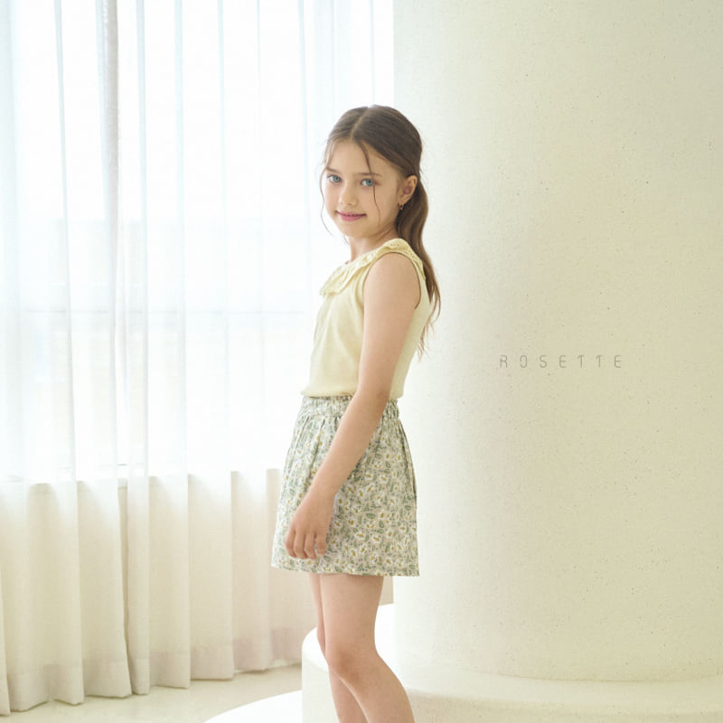 Rosette - Korean Children Fashion - #magicofchildhood - Charbet Sleeveless Tee - 7