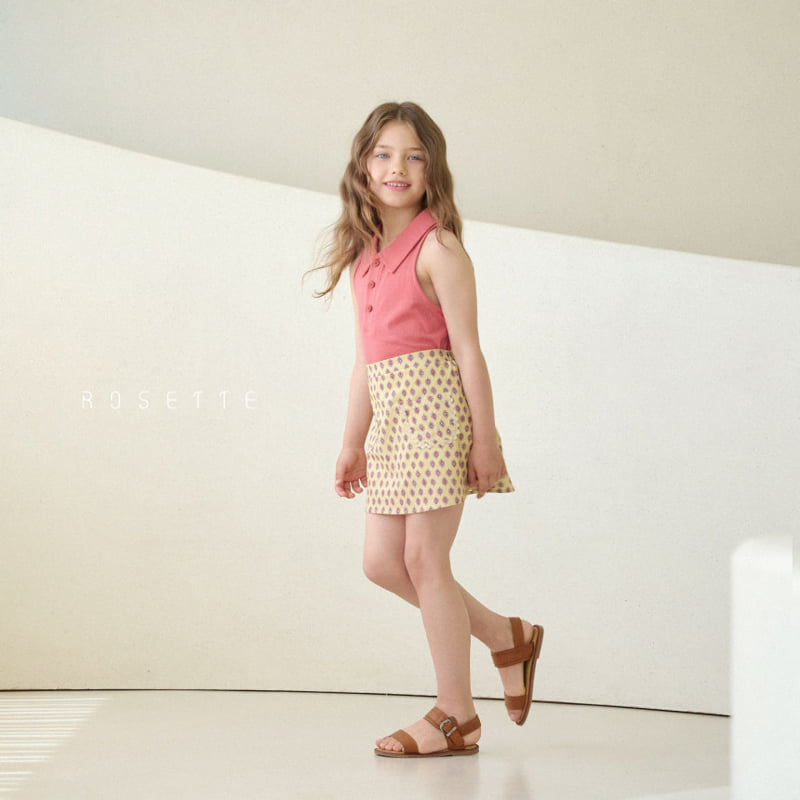 Rosette - Korean Children Fashion - #minifashionista - Wendy Collar Sleeveless Tee - 8