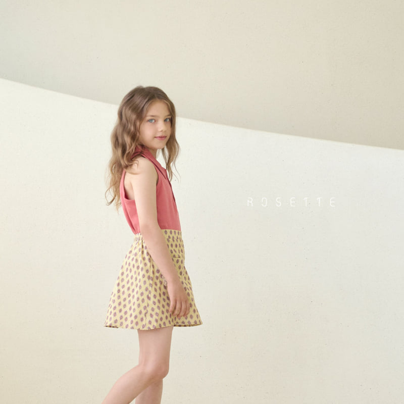 Rosette - Korean Children Fashion - #prettylittlegirls - Wendy Collar Sleeveless Tee - 9