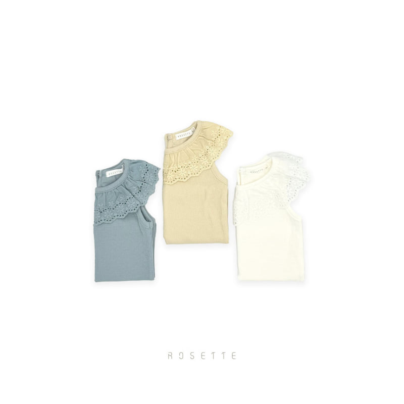 Rosette - Korean Children Fashion - #stylishchildhood - Charbet Sleeveless Tee - 12