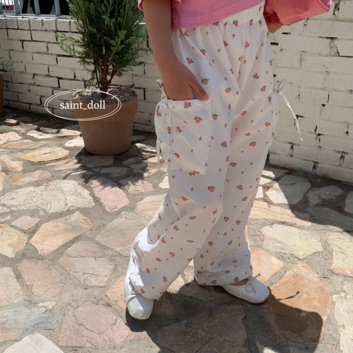 Saint Doll - Korean Children Fashion - #Kfashion4kids - Flower Cargo Pants With Mom - 10