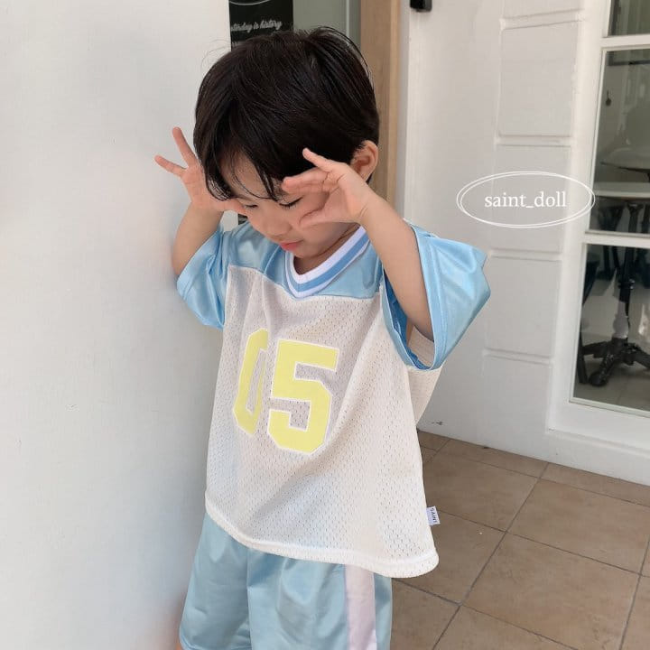 Saint Doll - Korean Children Fashion - #childofig - Rugby B Neck Tee - 5