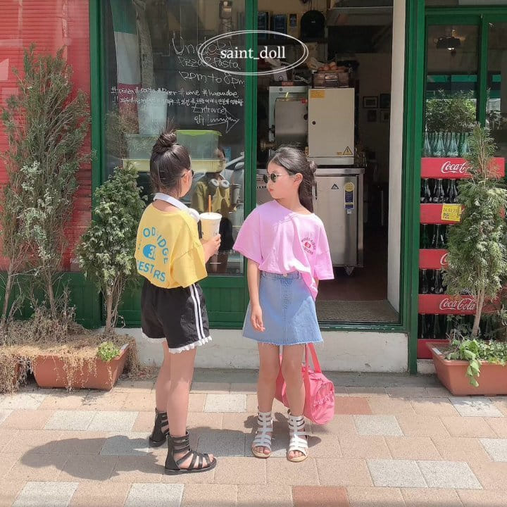 Saint Doll - Korean Children Fashion - #discoveringself - Track Denim Skirt - 9