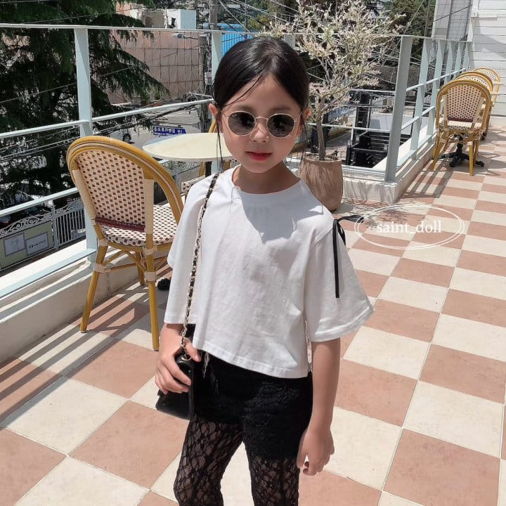 Saint Doll - Korean Children Fashion - #magicofchildhood - Ribbon Mesh Tee - 8