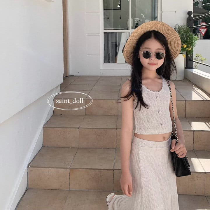 Saint Doll - Korean Children Fashion - #stylishchildhood - Slit Long Skirt - 10