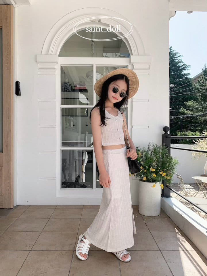 Saint Doll - Korean Children Fashion - #todddlerfashion - Slit Long Skirt - 8