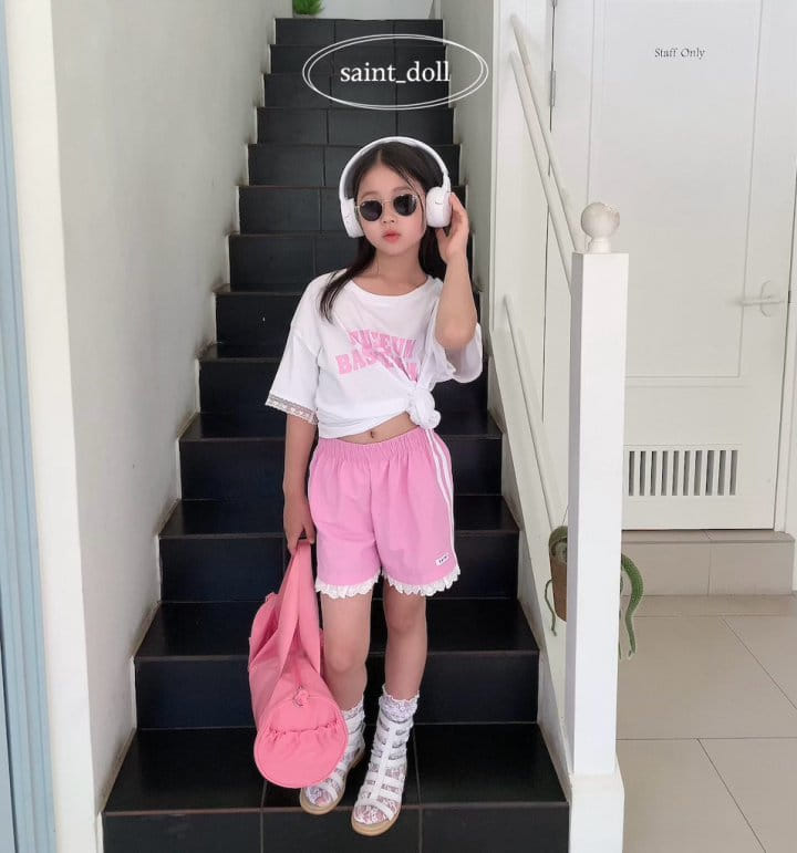 Saint Doll - Korean Children Fashion - #todddlerfashion - Lace Label Pants - 3