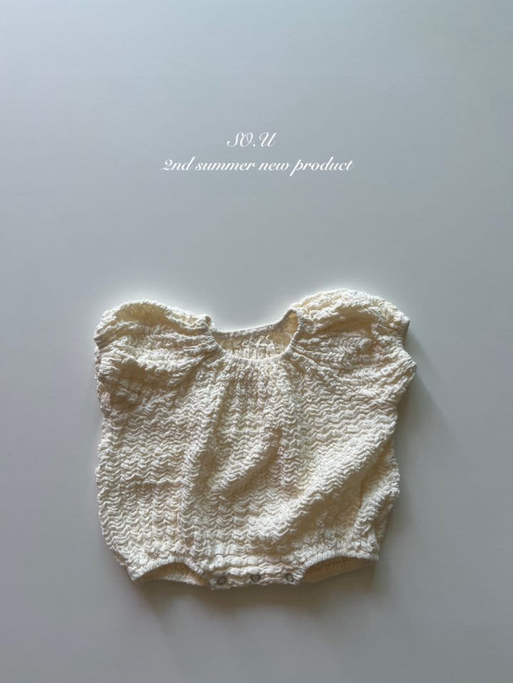 So U - Korean Baby Fashion - #babyoninstagram - Crumple Body Suit - 2