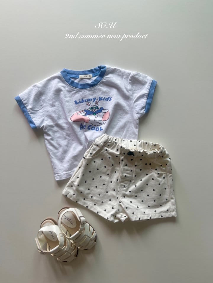 So U - Korean Baby Fashion - #babyoutfit - Dot Shorts - 9