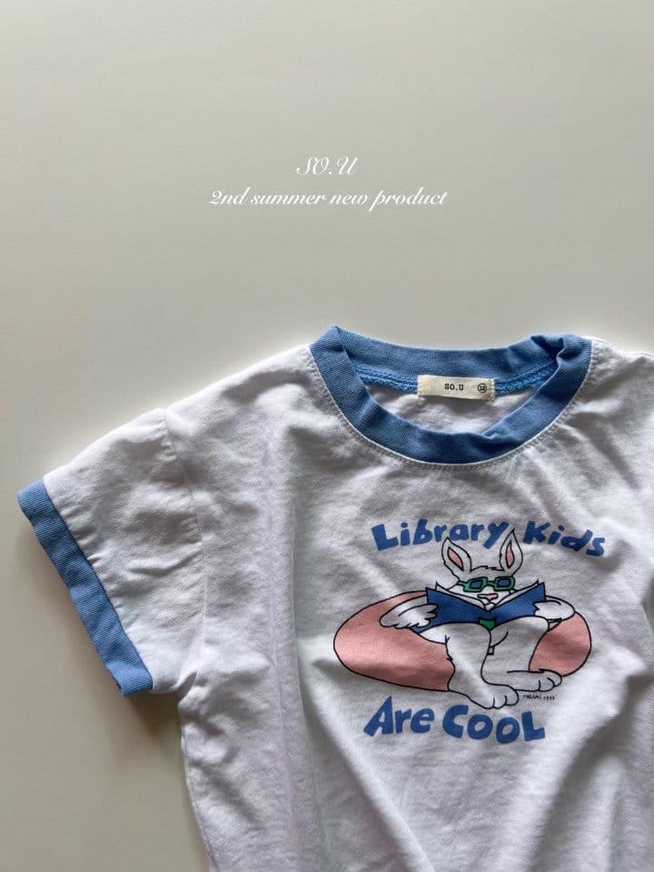 So U - Korean Baby Fashion - #babywear - Rabbit Tube Paint Tee - 7