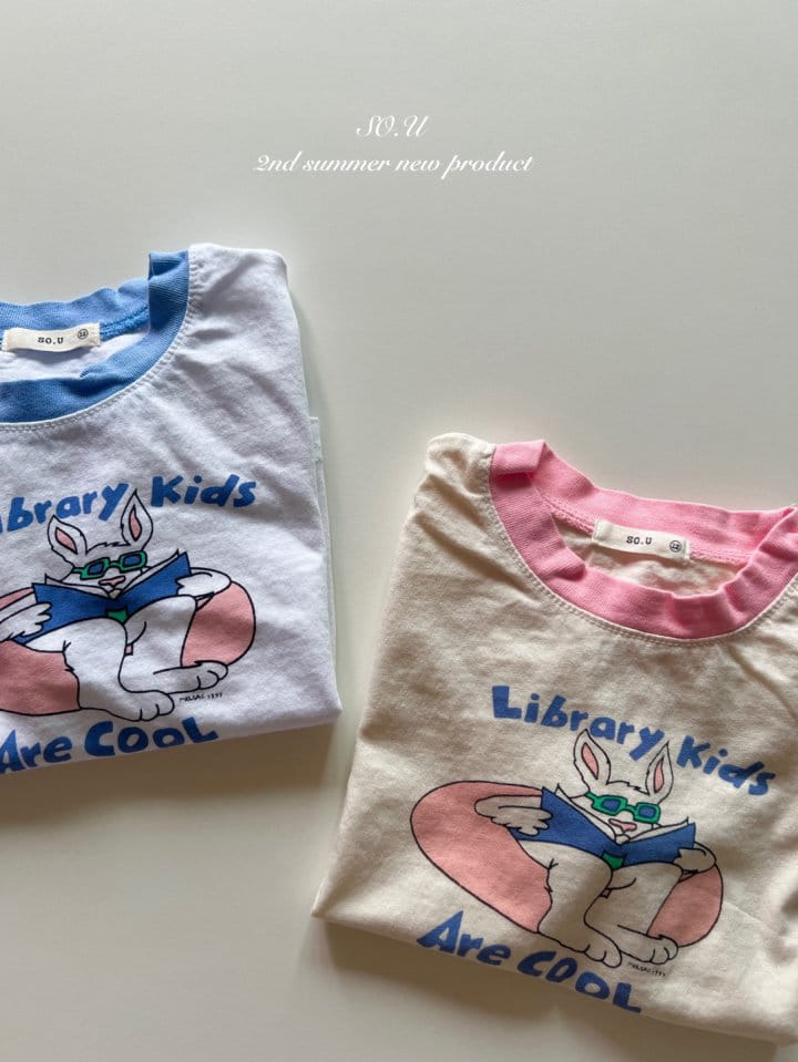 So U - Korean Baby Fashion - #onlinebabyboutique - Rabbit Tube Paint Tee - 8