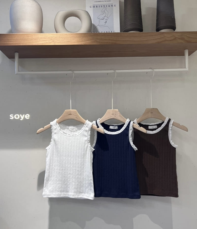 Soye - Korean Children Fashion - #Kfashion4kids - Molly Lace Sleeveless Tee - 3