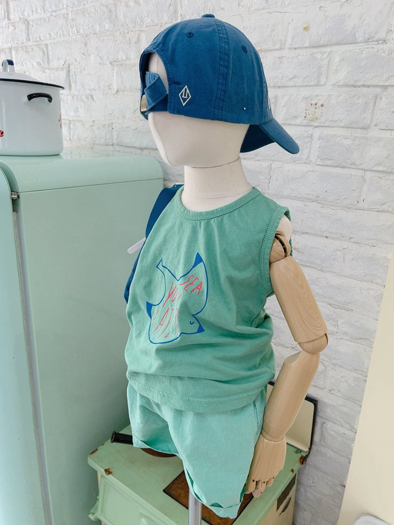 Studio M - Korean Children Fashion - #Kfashion4kids - See You Sleeveless Tee - 3