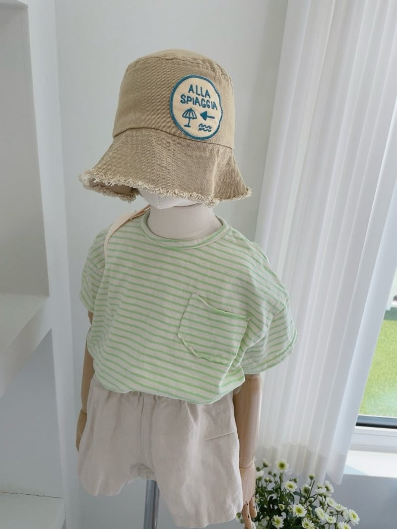 Studio M - Korean Children Fashion - #childofig - Maple Stripe Tee - 11