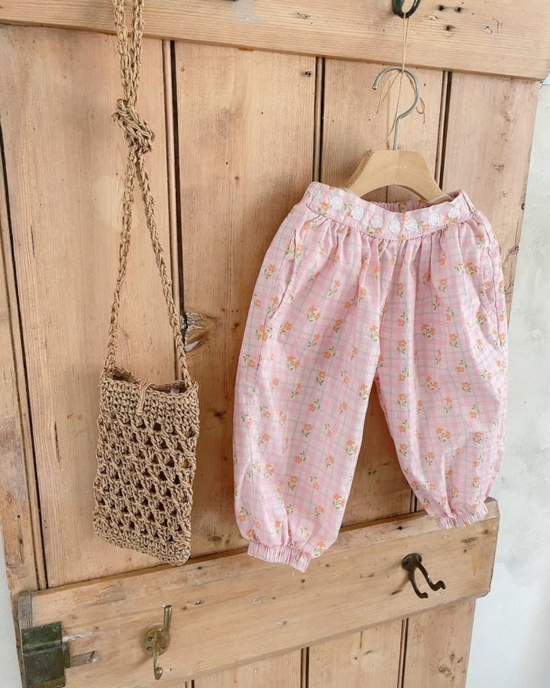 Studio M - Korean Children Fashion - #childofig - Miu Flower Pants - 9