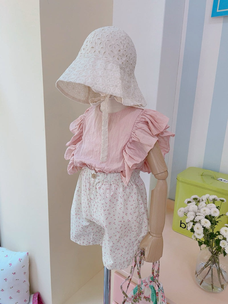 Studio M - Korean Children Fashion - #designkidswear - Mimi Frill Blouse - 12