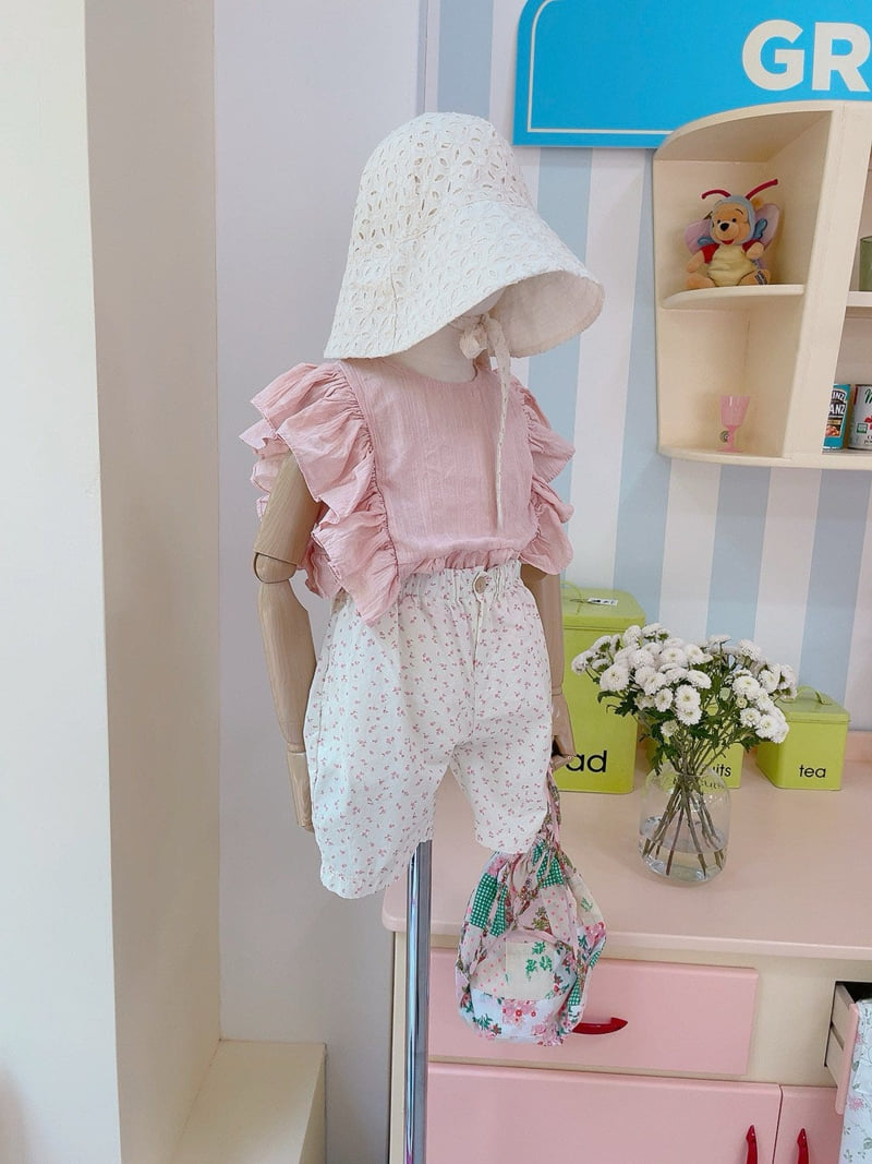 Studio M - Korean Children Fashion - #designkidswear - Sunny Flower Pants - 9