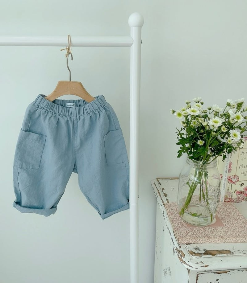 Studio M - Korean Children Fashion - #discoveringself - Linen Pocket Pants - 11