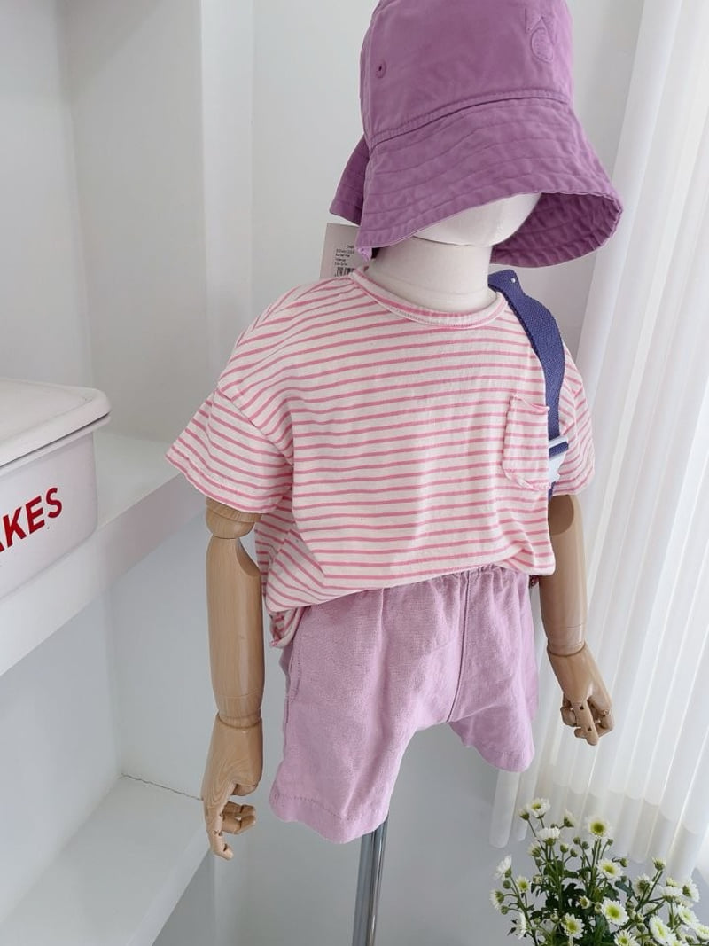 Studio M - Korean Children Fashion - #kidzfashiontrend - Maple Stripe Tee - 5