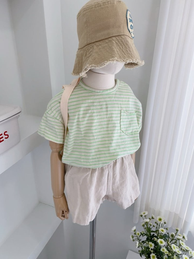 Studio M - Korean Children Fashion - #prettylittlegirls - Maple Stripe Tee - 10