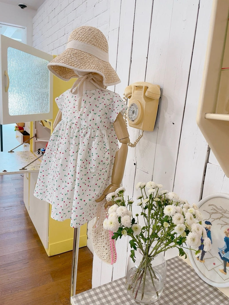 Studio M - Korean Children Fashion - #stylishchildhood - Marie Flower One-piece - 12