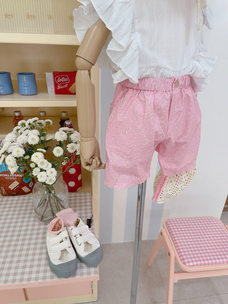 Studio M - Korean Children Fashion - #toddlerclothing - Sunny Flower Pants - 5