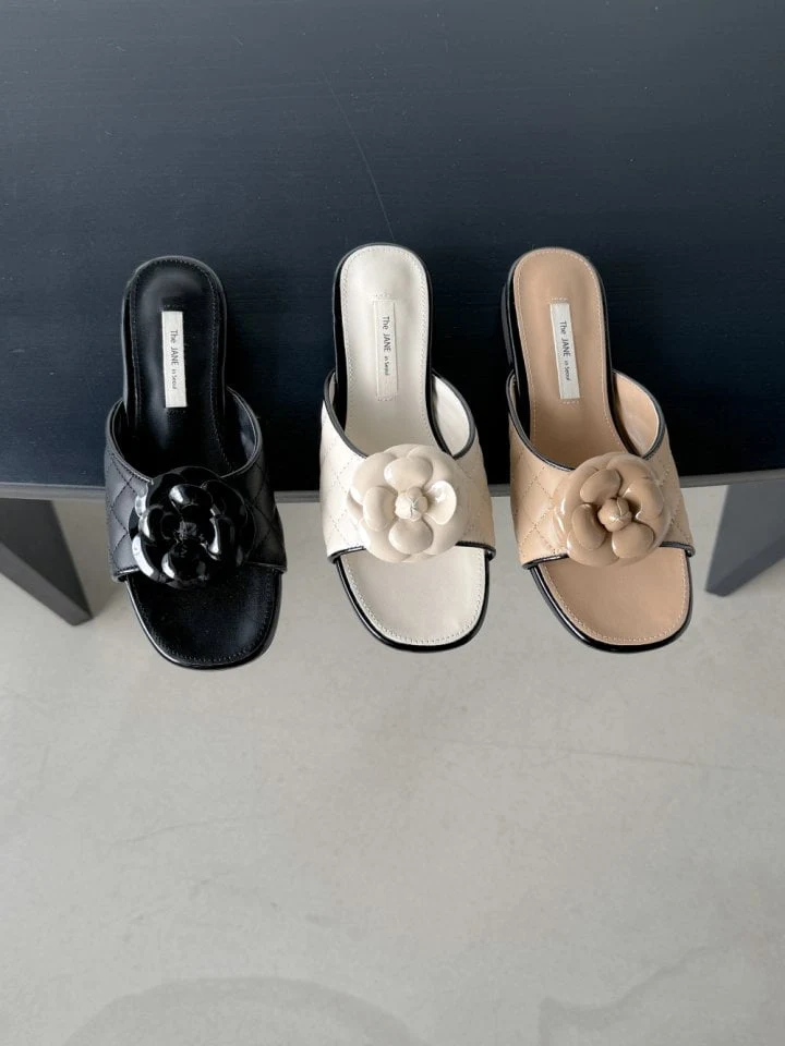 Vade - Korean Women Fashion - #vintagekidsstyle - Slim Flower Visu Sandal - 7