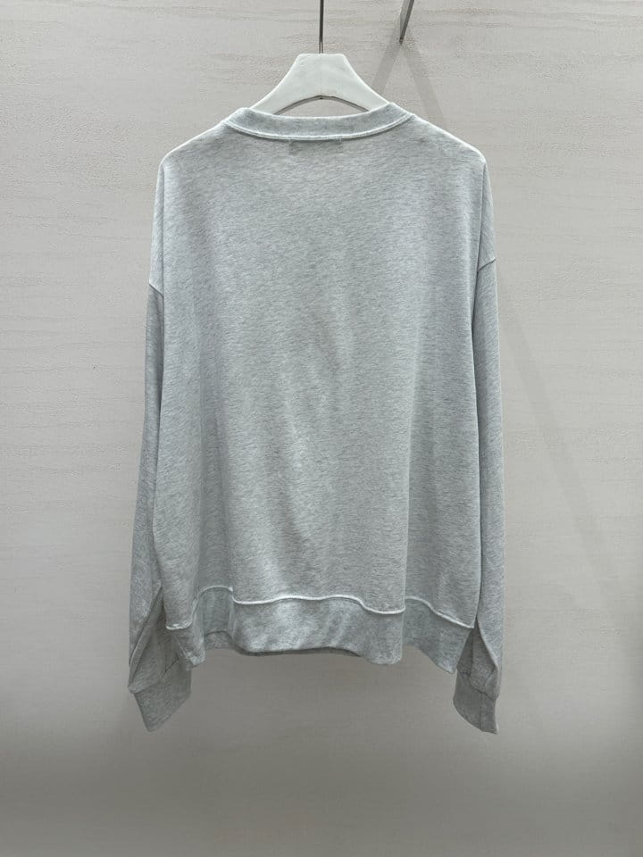 Very - Korean Women Fashion - #romanticstyle - Silket Sweatshirt - 3