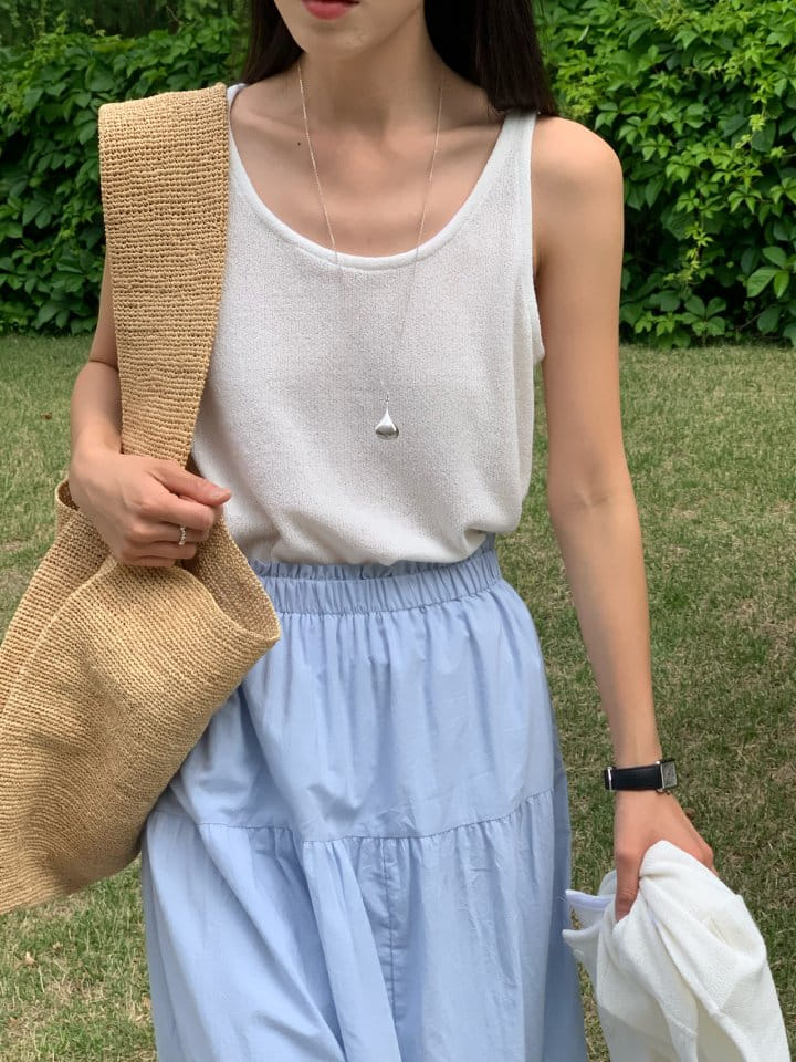 Very - Korean Women Fashion - #thelittlethings - Wood Sleeveless Tee - 10